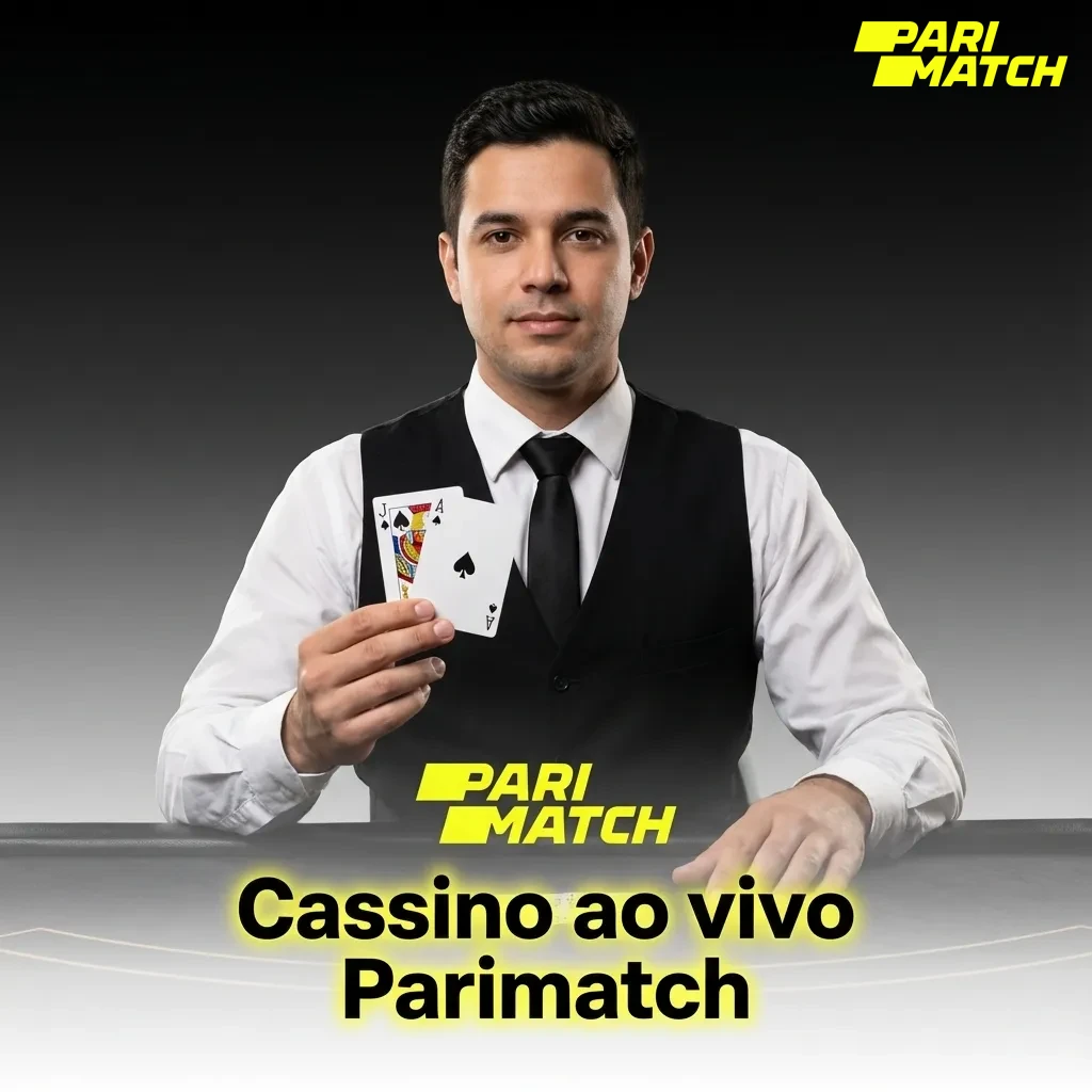 Tela de cassino ao vivo Parimatch com dealer real, roleta em destaque e apostas exibidas na interface online