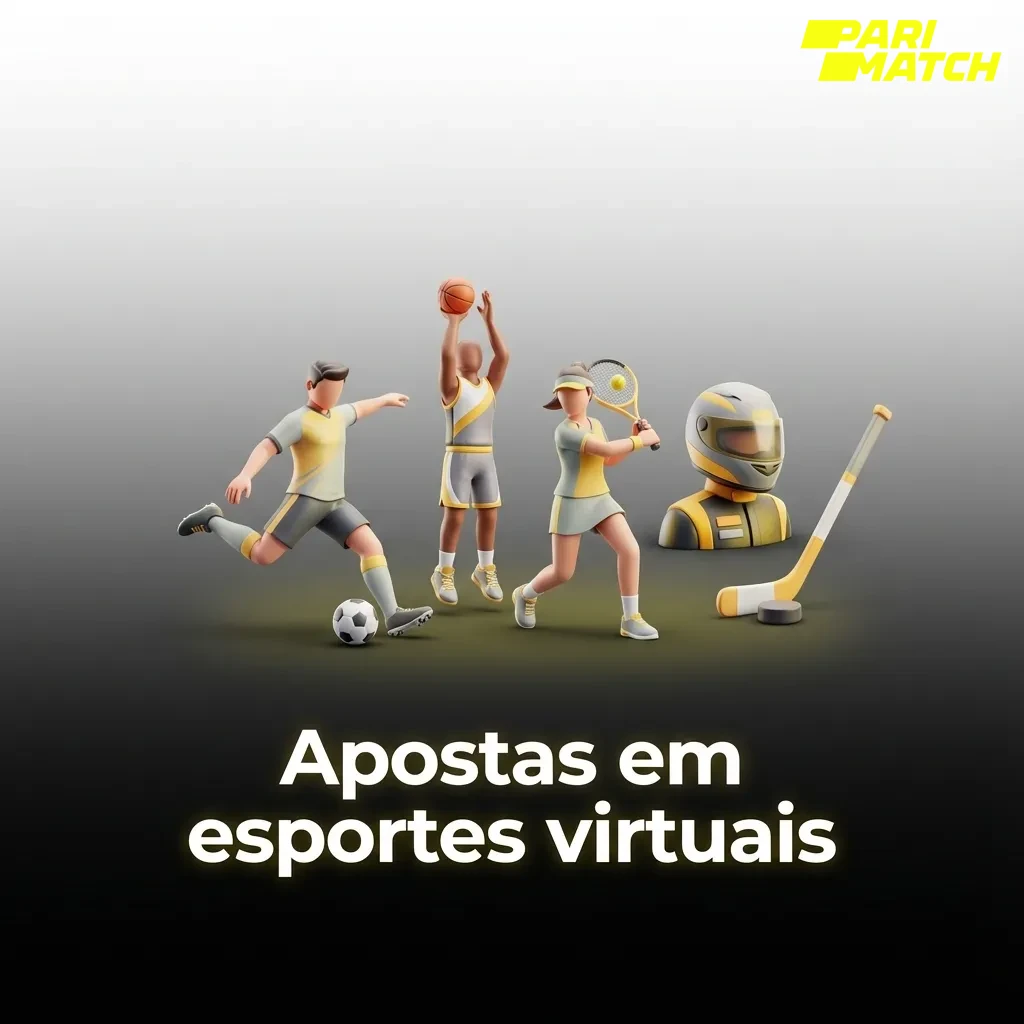 Tela de apostas em esportes virtuais com futebol, corridas e basquete, destacando partidas rápidas 24 horas por dia