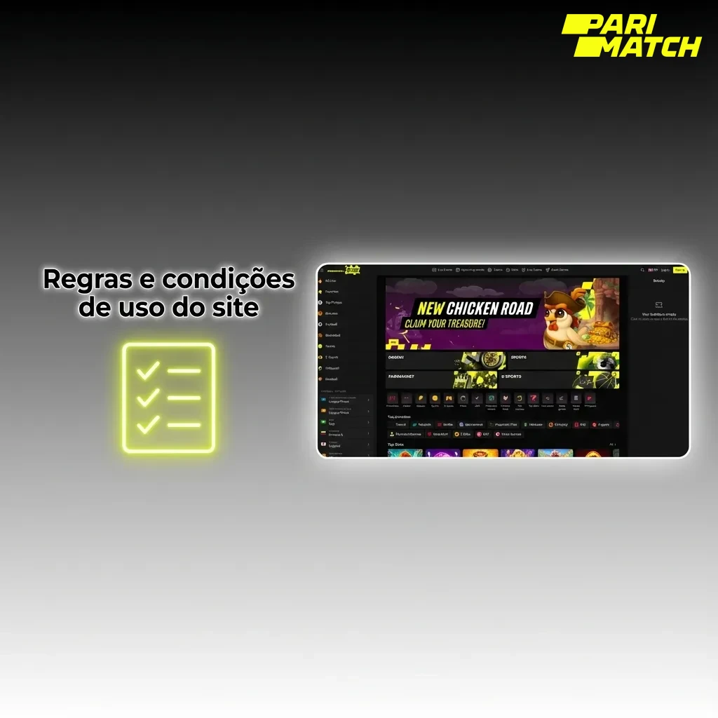 Tela de site em português exibindo regras e condições de uso, idade mínima, bônus, depósitos e bloqueio por fraude