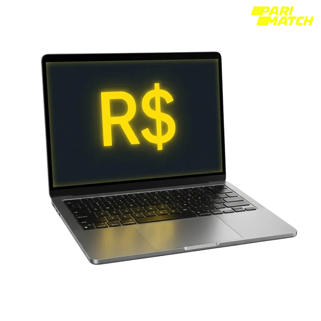 Infográfico em português sobre saques na Parimatch Brasil, mostrando métodos Pix, boleto, criptomoedas, limites e bônus de boas-vindas